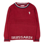 Trussardi Maglia tinta unita con Logo Bordeaux per Neonato TIA25050MA BORDEAUX TRUSSARDI 