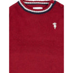 Trussardi Maglia tinta unita con Logo Bordeaux per Neonato TIA25050MA BORDEAUX TRUSSARDI 