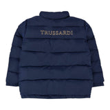 Trussardi Giubbino tinta unita con Cappuccio Blu per Neonato TIA25066PI BLU TRUSSARDI 