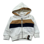 Trussardi Felpa con Zip E Cappuccio tinta unita Panna per Bambino TIA25068FE PANNA TRUSSARDI 