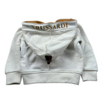 Trussardi Felpa con Zip E Cappuccio tinta unita Panna per Bambino TIA25068FE PANNA TRUSSARDI 
