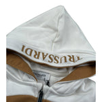 Trussardi Felpa con Zip E Cappuccio tinta unita Panna per Bambino TIA25068FE PANNA TRUSSARDI 