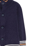 Trussardi Cardigan tinta unita Mezzo Collo Blu per Neonato TIA25077MA BLU TRUSSARDI 