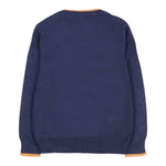 Trussardi Maglia Girocollo tinta unita con Taschino Blu per Neonato TIA25079MA BLU TRUSSARDI 