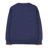 Trussardi Maglia Girocollo tinta unita con Taschino Blu per Neonato TIA25079MA BLU TRUSSARDI 