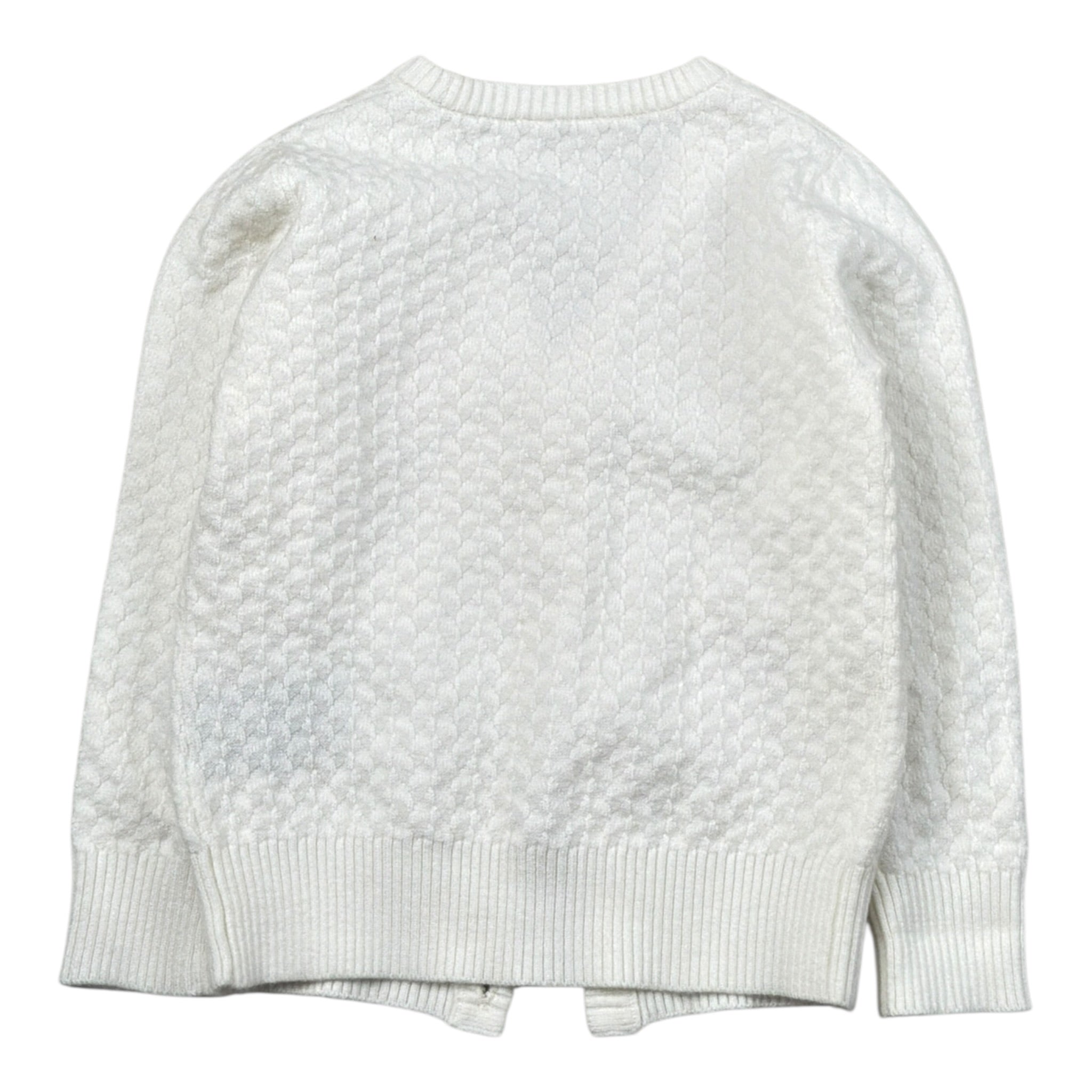 Trussardi Cardigan tinta unita con Bottoni Bianco per Neonato TIA26002CD BIANCO TRUSSARDI 
