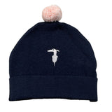 Trussardi Cappello tinta unita con Logo Blu per Neonata TIA26024HA BLU TRUSSARDI 