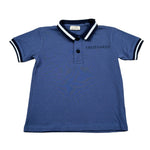 Trussardi Polo Mezza Manica tinta unita Blu per Neonato TIA2602PO BLU TRUSSARDI 