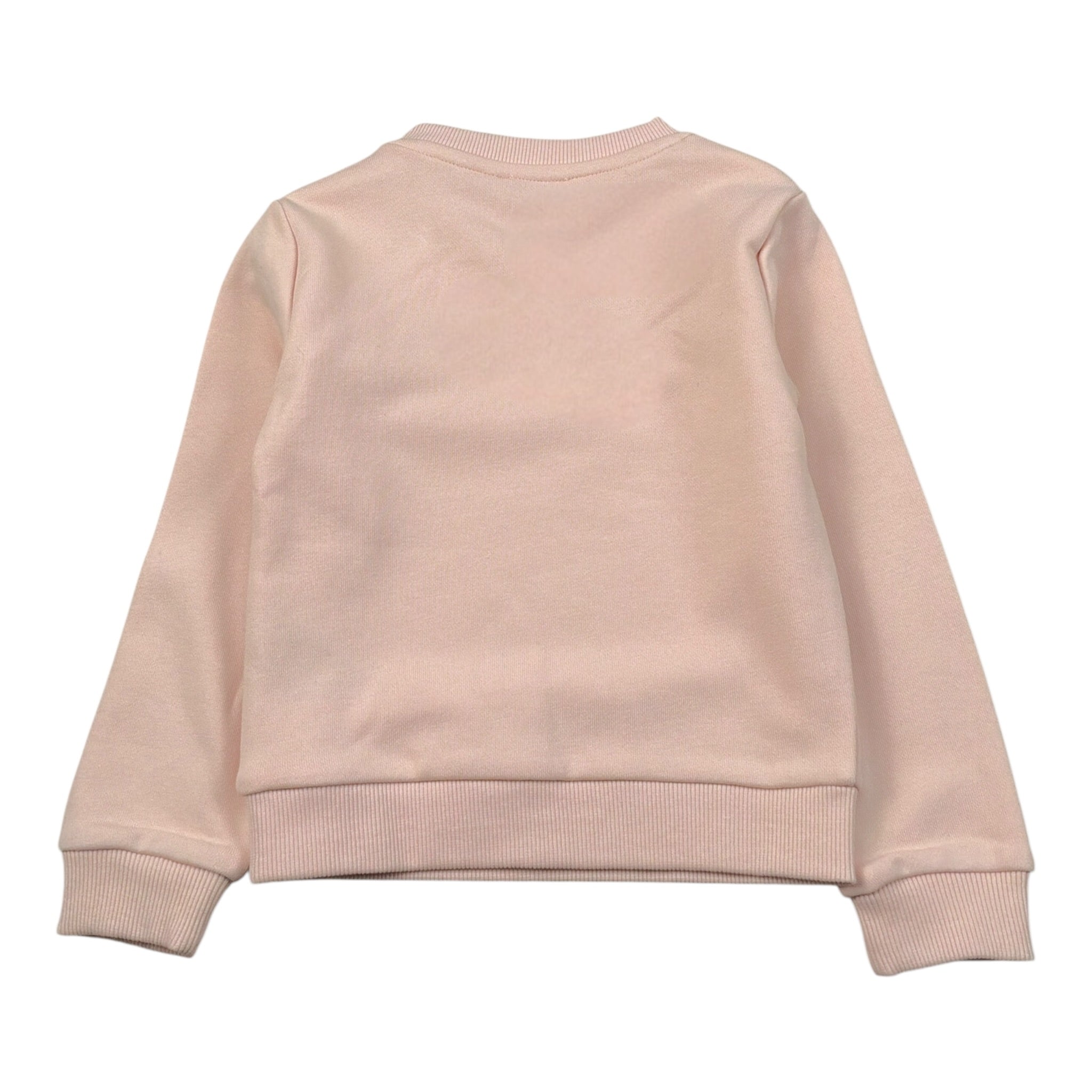 Trussardi Felpa tinta unita Girocollo con Stampa Rosa per Neonata TIA26031FE ROSA TRUSSARDI 