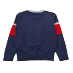 Trussardi Maglia Girocollo Bicolore Blu per Neonato TIA26036MA BLU TRUSSARDI 