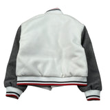Trussardi Giubbino Bicolore Modello College con Bottoni Bianco/Grigio per Neonato TIA26037GB BIANCO/GRIGIO TRUSSARDI 
