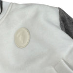 Trussardi Giubbino Bicolore Modello College con Bottoni Bianco/Grigio per Neonato TIA26037GB BIANCO/GRIGIO TRUSSARDI 