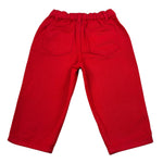 Trussardi Pantalone tinta unita con Elastico In Vita Rosso per Neonato TIA26038PA ROSSO TRUSSARDI 