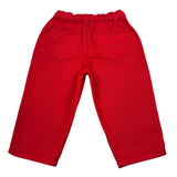 Trussardi Pantalone tinta unita con Elastico In Vita Rosso per Neonato TIA26038PA ROSSO TRUSSARDI 