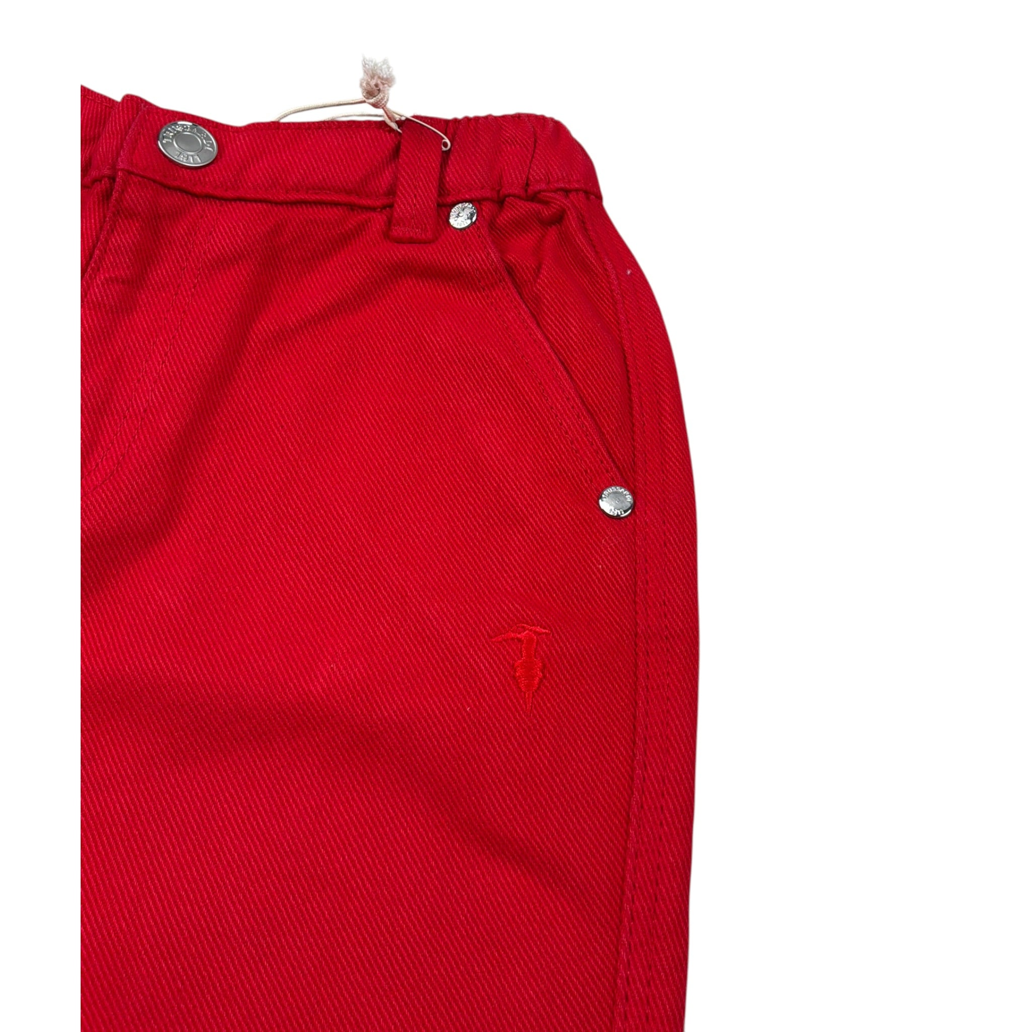 Trussardi Pantalone tinta unita con Elastico In Vita Rosso per Neonato TIA26038PA ROSSO TRUSSARDI 