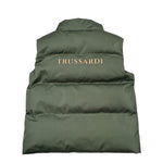 Trussardi Giubbino Smanicato tinta unita con Bottoni Verde per Neonata TIA26081PI VERDE TRUSSARDI 