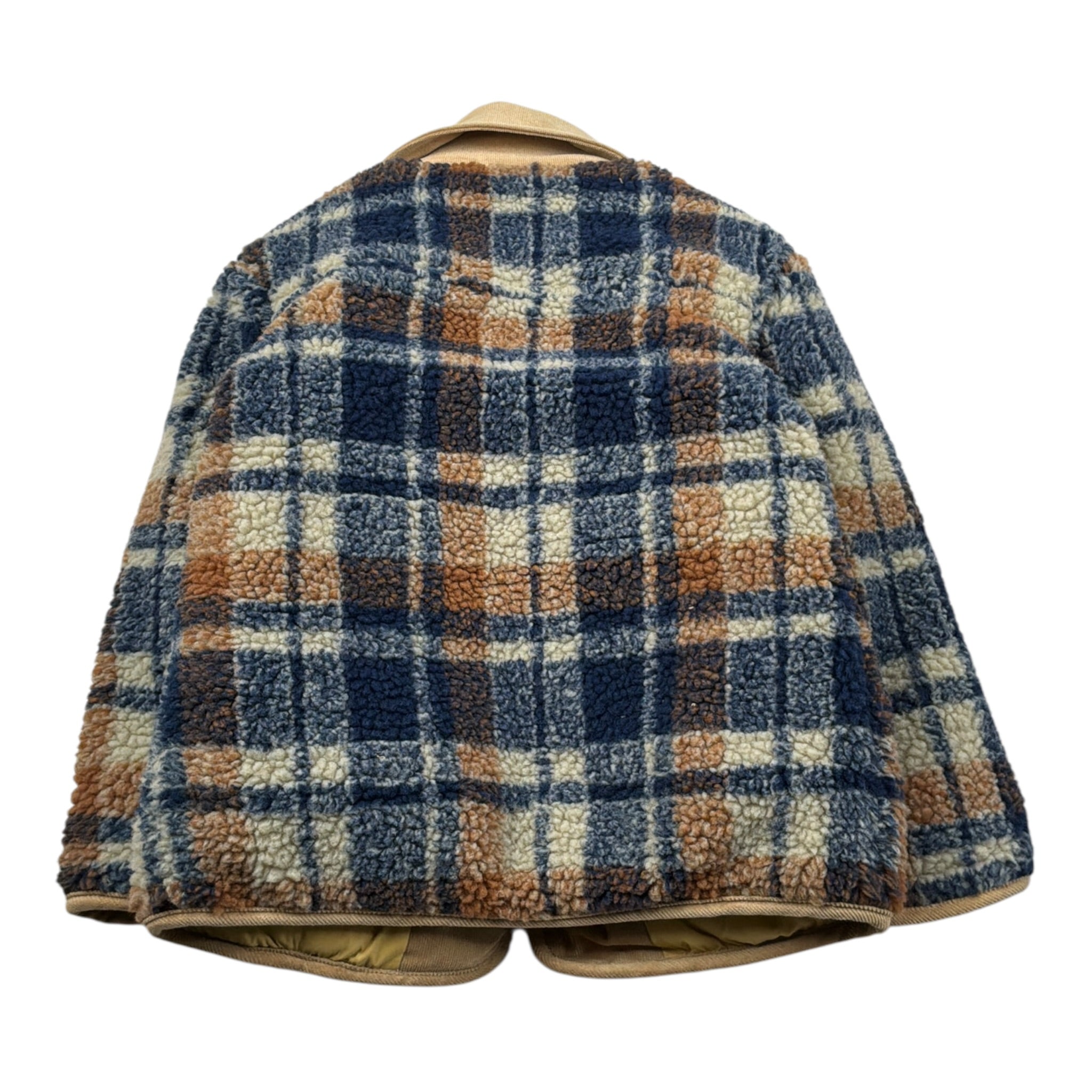 Trussardi Giubbino Tricolore con Fantasia A Quadri Modello Teddy Beige per Neonato TIA26099GB BEIGE TRUSSARDI 