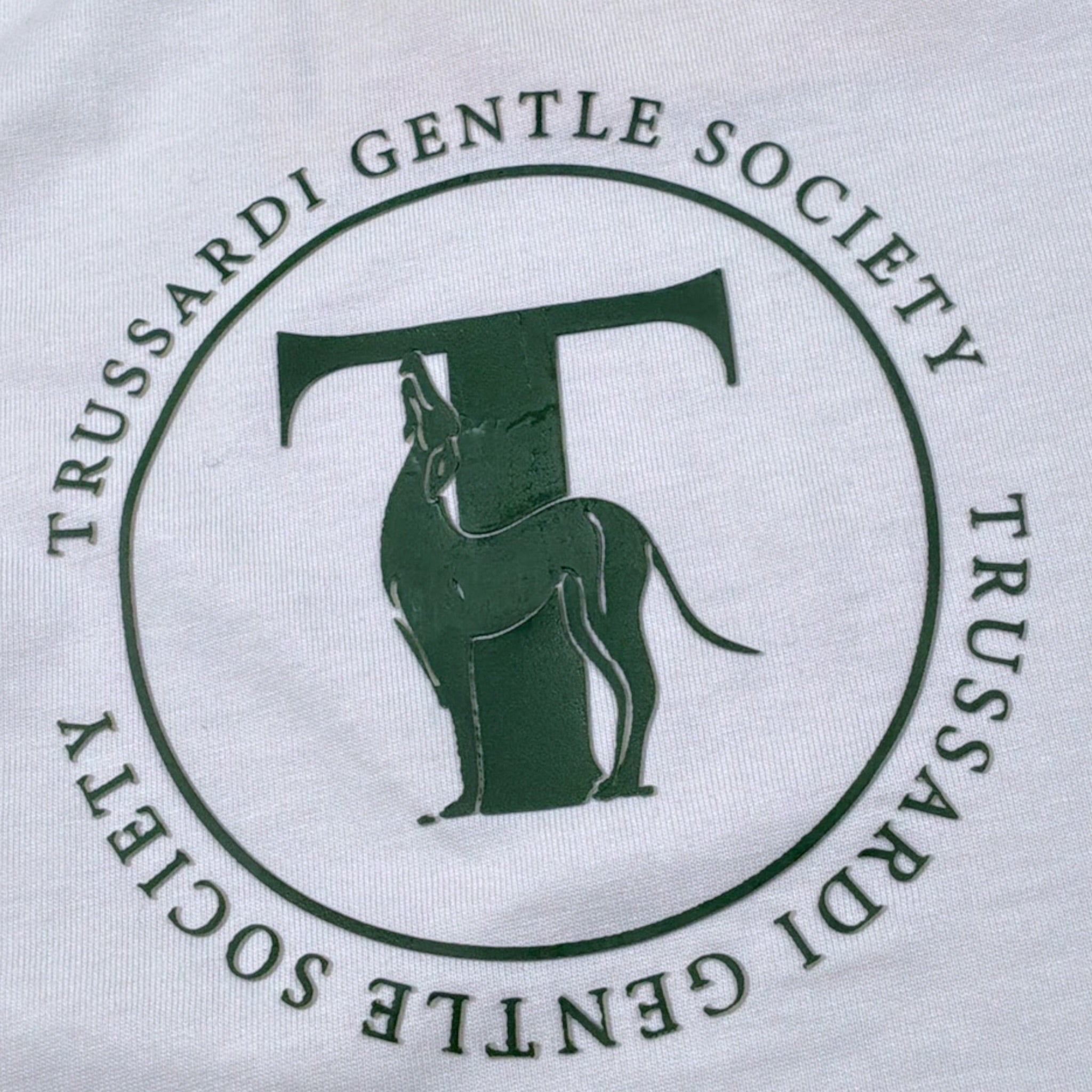 Trussardi T-Shirt tinta unita con Stampa Bianco per Neonato TIA26108TS BIANCO TRUSSARDI 