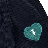 Trussardi Pantalone tinta unita In Velluto Blu per Neonata TIA26118PA BLU TRUSSARDI 