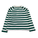 Trussardi Polo Manica Lunga Fantasia A Righe Bianco/Verde per Neonato TIA26120PO BIANCO/VERDE TRUSSARDI 