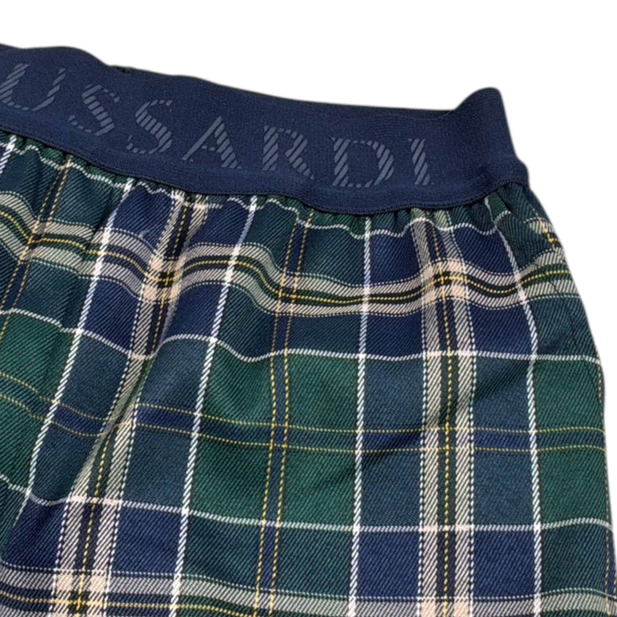 Trussardi Pantalone tinta unita con Fantasia A Quadri Verde per Neonata TIA26129PA VERDE TRUSSARDI 