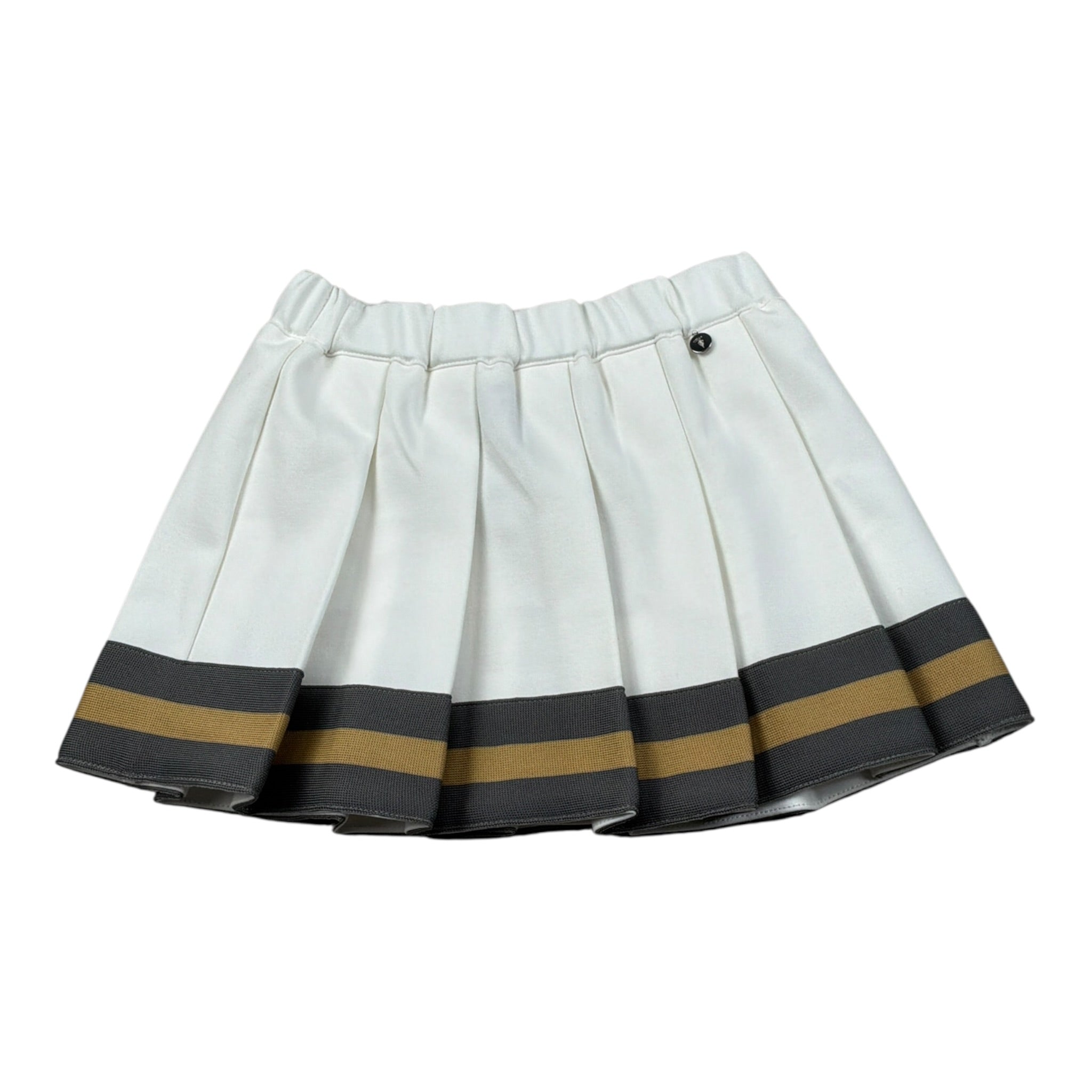 Trussardi Gonna tinta unita con Elastico In Vita Bianco per Neonata TIA26136GO BIANCO TRUSSARDI 