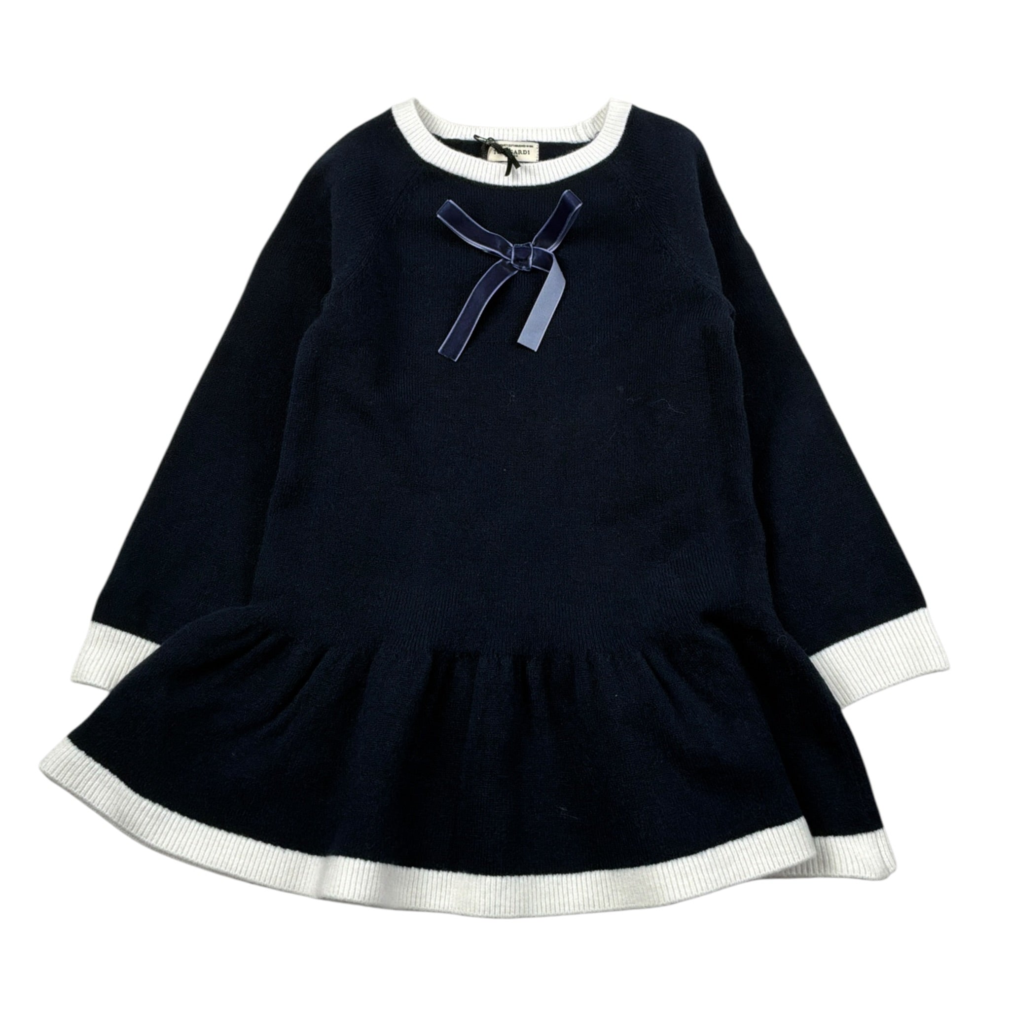 Trussardi Abito tinta unita In Maglia Blu per Neonata TIA26145VE BLU TRUSSARDI 