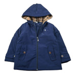 Trussardi Giubbino tinta unita con Logo Blu per Neonato TIA26170GB BLU TRUSSARDI 
