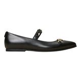 Twinset Ballerine tinta unita Nero per Bambina 212GCJ130 NERO TWINSET 