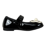 Twinset Ballerine tinta unita con Applicazioni Nero per Neonata 232GCB010X NERO TWINSET 