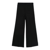Twinset Pantalone tinta unita Modello Palazzo Nero per Bambina 241GJ3183 NERO TWINSET 