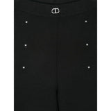 Twinset Pantalone tinta unita Modello Palazzo Nero per Bambina 241GJ3183 NERO TWINSET 