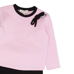 Twinset Completo 2Pz Maglia-Pantalone Bicolore Rosa/Nero per Bambina 242GJ2023 ROSA/NERO TWINSET 