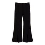 Twinset Pantalone tinta unita Modello A Zampa Nero per Bambina 242GJ2045 NERO TWINSET 