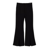 Twinset Pantalone tinta unita Modello A Zampa Nero per Bambina 242GJ2045 NERO TWINSET 