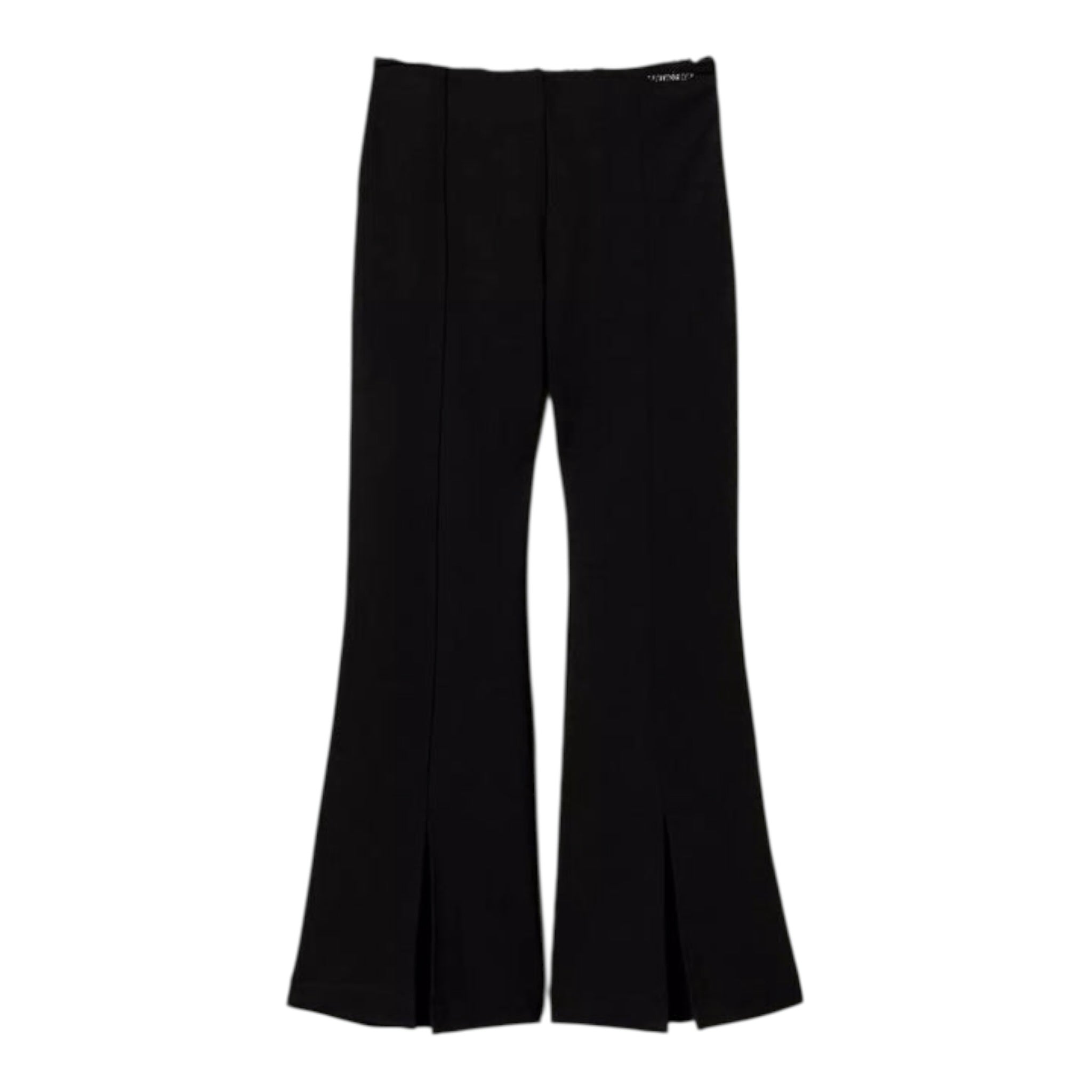 Twinset Pantalone tinta unita Modello A Zampa Nero per Bambina 242GJ2045 NERO TWINSET 
