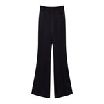 Twinset Pantalone tinta unita Modello A Zampa Nero per Bambina 242GJ2045 NERO TWINSET 