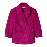 Twinset Cappotto tinta unita Doppiopetto Magenta per Bambina 242GJ2221 MAGENTA TWINSET 