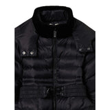Twinset Giubbino tinta unita con Cappuccio Nero per Bambina 242GJ2320 NERO TWINSET 