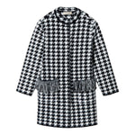 Twinset Cappotto Stampa Fantasia Bianco/Nero per Bambina 242GJ3090 BIANCO/NERO TWINSET 