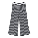 Twinset Pantalone Bicolore con Fantasia Bianco/Nero per Bambina 242GJ3102 BIANCO/NERO TWINSET 