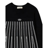Twinset Abito Manica Lunga tinta unita Nero per Bambina 242GJ3110 NERO TWINSET 