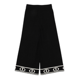 Twinset Pantalone tinta unita con Logo Nero per Bambina 242GJ3160 NERO TWINSET 