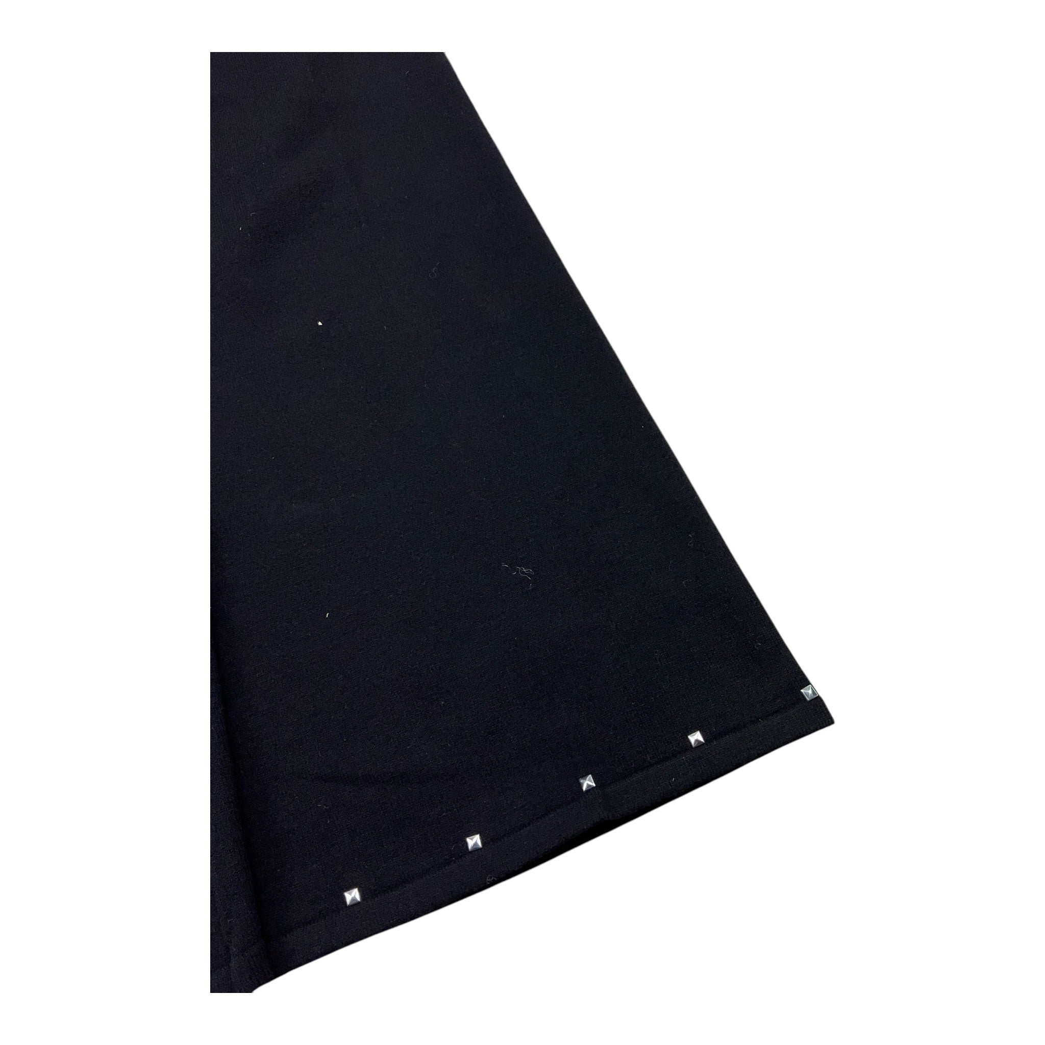 Twinset Pantalone tinta unita con Borchie Nero per Bambina 242GJ3183 NERO TWINSET 