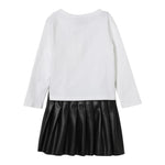 Twinset Completo 2 Pezzi Shirt-Gonna Bicolore Panna/Nero per Neonata 252GB2040 PANNA/NERO TWINSET 