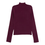 Twinset Maglia Mezzo Collo tinta unita Vinaccia per Neonata 252GB2041N VINACCIA TWINSET 
