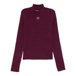 Twinset Maglia Mezzo Collo tinta unita Vinaccia per Bambina 252GB2041 VINACCIA TWINSET 