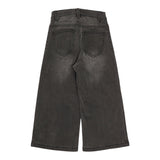 Twinset Jeans tinta unita con Bottoni Modello A Palazzo Grigio per Bambina 252GB2250J GRIGIO TWINSET 
