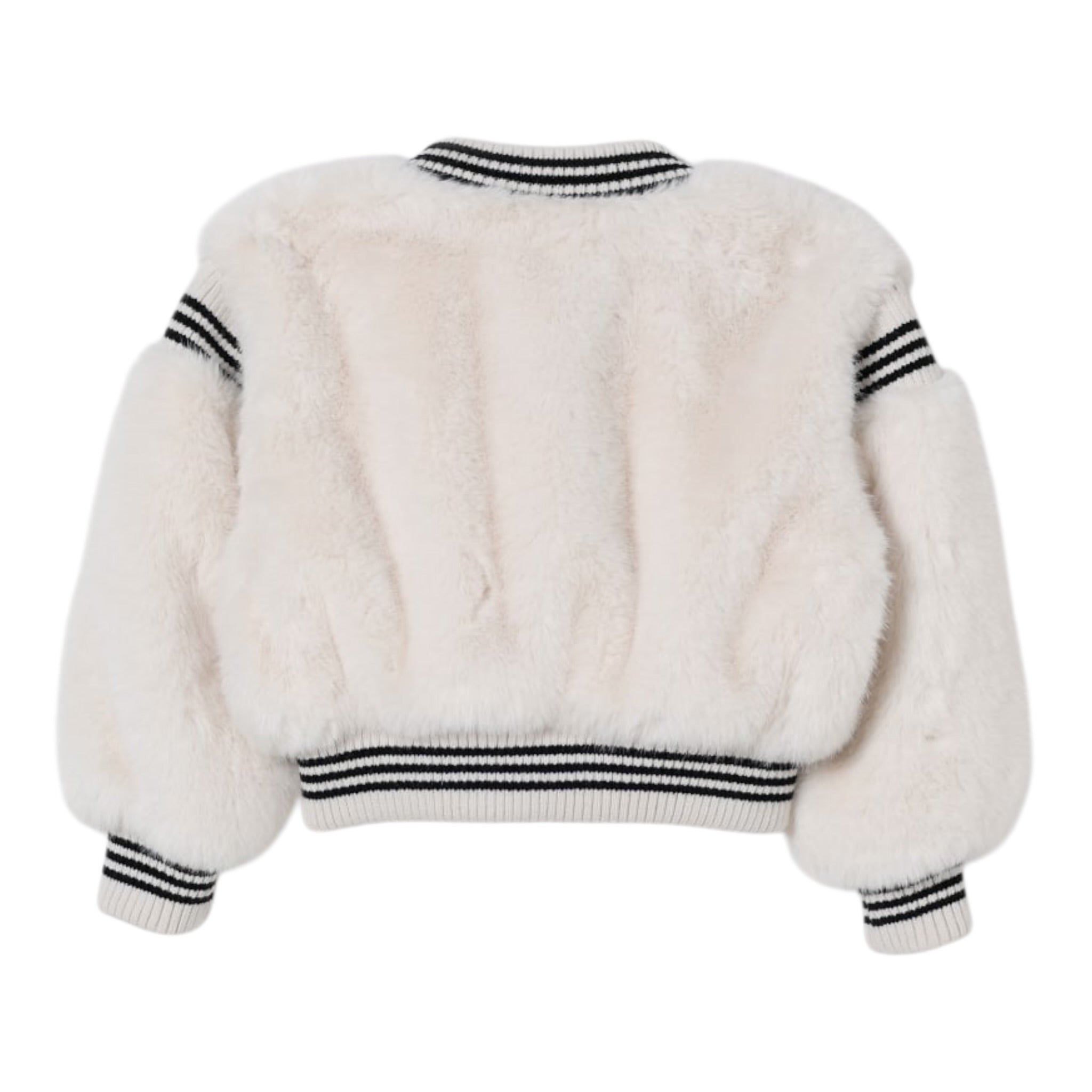 Twinset Giubbino tinta unita con Zip Panna per Bambina 252GB2270X PANNA TWINSET 