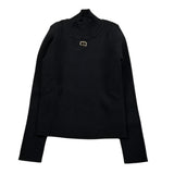Twinset Maglia tinta unita Mezzo Collo Nero per Neonata 252GB3012N NERO TWINSET 